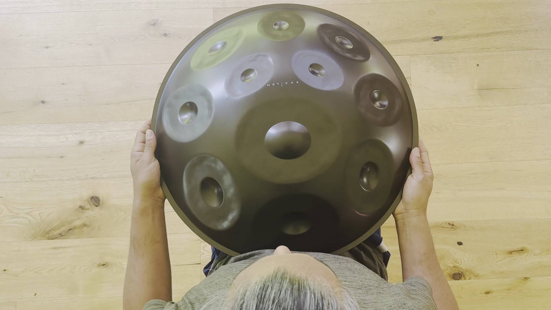 Pulverbeschichtete Handpan